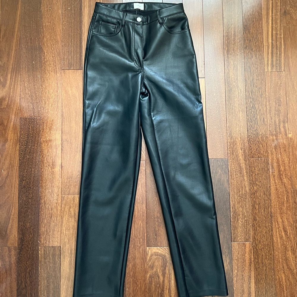 Aritzia Wilfred Melina Vegan Leather Pants